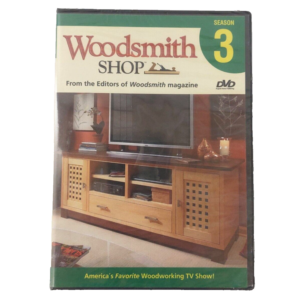 Woodsmith Shop Season 3 Americas's Favorite Woodworking TV Show DVD & CD Set NEW
